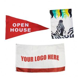 Portable Teardrop Sign Custom Logo Printed Feather Flag for Outdoor Events Trade Show Exhibition Advertising Banner Stand - Product Image 1