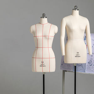 Maniquí de Costura Tipo Pin para Ropa, Modelo de Medio Cuerpo Masculino para Sastres - Product Image 2