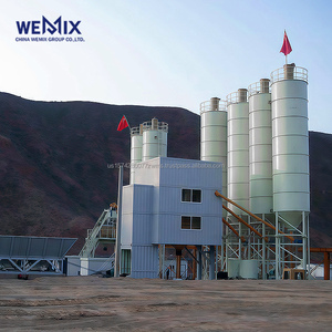 Usine de dosage de béton HZS180 m3 d'occasion remise à neuf Usine de mélange de béton prête à l'emploi de haute qualité à vendre - Product Image 1