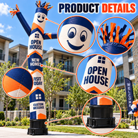 Ballon publicitaire gonflable Air Dancer pour événements promotionnels, signalisation routière, attirage de visiteurs, affichage personnalisé de votre marque