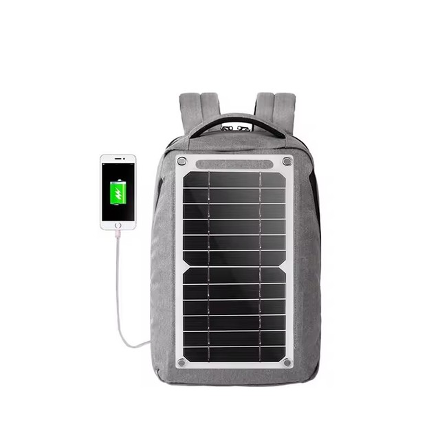Customized 5v Backpack Solar Charger Flexible Portable Mini Solar Panel  Solar Panel Charge for Camping/hiking/Outdoor /phone