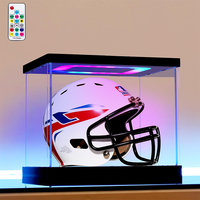 Vitrine d'exposition en acrylique LED personnalisée CYC, transparente comme du cristal, anti-UV, empilable, pour rangement et décoration, au design moderne