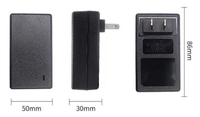 Adaptateur secteur mural FPS12W-1201 12V 1A 12W, alimentation à découpage AC-DC 100-240V 50/60Hz, connecteur aviation femelle 3 broches