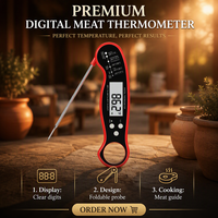 Diskon besar BQ-CP8 OEM ODM termometer pemeriksa daging lipat 0 ~ + 300 (32 ~ 572) ABS + 304 baja tahan karat garansi 1 tahun