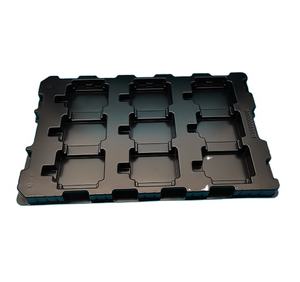 Plateau en plastique ESD antistatique haute capacité et durable avec conception réglable pour le stockage de cartes de circuits imprimés, pièces OEM personnalisables - Product Image 5