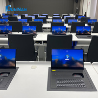 Moniteur LCD escamotable de 17,3 pouces pour table de salle de conférence, élévateur électrique pour écran LCD escamotable