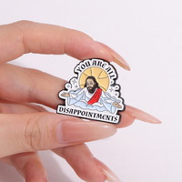 Je Bent Allemaal Teleurstellingen Emaille Pin Trouw Jesus Broche Revers Badge Rugzak Hoed Sieraden Cadeau