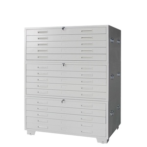 Armoires de rangement pour plans format A0/A1 en gros, 5 tiroirs, armoire à plans métallique, casier à plans - Product Image 1
