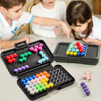Jeu de société de correspondance cérébrale, puzzle de QI, jeu de compétition de correspondance 3D, jeu de société éducatif, développement des compétences cognitives, jouets de bureau pour le cerveau