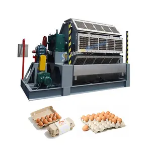 Machine de fabrication automatique de plateaux pour cellules d'emballage d'œufs en papier américain usine de fabrication de plateaux d'œufs en papier et de pommes