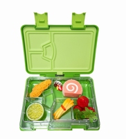 Boîte à lunch bento étanche à 6 compartiments, sans BPA, détachable, en Tritan, capacité de 880 ml, micro-ondable, contenants pour collations scolaires pour enfants
