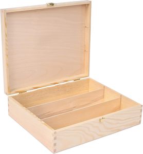 Boîte à vin en <span class=keywords><strong>bois</strong></span> de pin massif personnalisée, emballage créatif, boîte à vin décorative, coffret cadeau, emballage pour 3 bouteilles, provenant du premier fabricant chinois - Product Image 6
