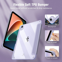 Housse mince en cuir PU et tablette PC à la mode pour iPad Air et Pro 11 étui en TPU portable de style coréen durable et léger