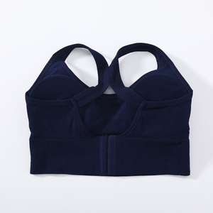 Sujetador Deportivo Sin Costuras para Mujer con Logotipo Personalizado, Cómodo, Espalda Cruzada, para Yoga y Fitness, Ecológico, Transpirable y Absorbente de Sudor - Product Image 3