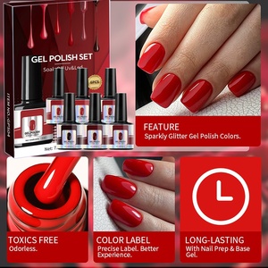 Juego de 6 Esmaltes de Uñas en Gel <span class=keywords><strong>para</strong></span> Todas las Temporadas, Arte de Uñas <span class=keywords><strong>Semipermanente</strong></span>, Esmalte de Uñas en Gel UV/LED, Suministros <span class=keywords><strong>para</strong></span> Uñas - Product Image 5