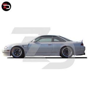 Kit de carrosserie de Style RB de vente d'usine pour Silvia 240 <span class=keywords><strong>SX</strong></span> 200SX S14 1993-1995 avec pare-chocs avant pare-chocs arrière jupes latérales ailes becquet - Product Image 4