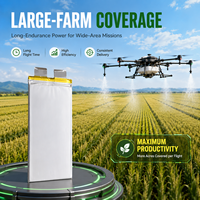 Baterai Drone Lithium Polymer 3.7v 12500mAh Baterai Isi Ulang untuk Drone Pertanian/UAV
