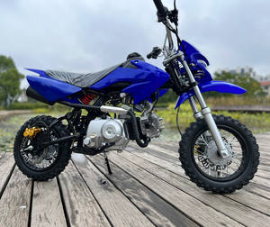 <span class=keywords><strong>Mini</strong></span> moto tout-<span class=keywords><strong>terrain</strong></span> bleu vif 140cc 4 temps pour jeunes et loisirs - Product Image 3