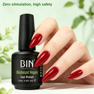 Vernis à <span class=keywords><strong>ongles</strong></span> en gel végétalien à base <span class=keywords><strong>de</strong></span> plantes <span class=keywords><strong>de</strong></span> haute qualité, 15 ml, formule végétale, logo OEM en gros pour la beauté des <span class=keywords><strong>ongles</strong></span> - Product Image 3
