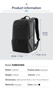 यूएसबी चार्जिंग पोर्ट बैकपैक निर्माता के साथ नए आगमन वाटरप्रूफ लैपटॉप बैकपैक निर्माता व्यवसाय के लिए बिग क्षमता दैनिक बैकपैक - Product Image 5