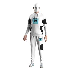 Ensemble de survêtement personnalisé de haute qualité avec logo, sweat-shirt épais et lourd, sweat-shirt à manches longues, ensemble de survêtement pour hommes, vêtements de sport - Product Image 5