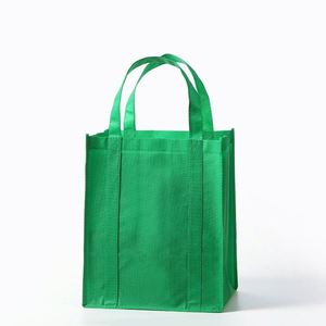 Custom Non-Woven Shopping Tote <b>Bag</b> with <b>Long</b> Handles Promo Pack with Bottom to the Bottom - Product Image 2