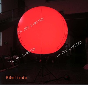 ลูกโป่งไฟ LED สำหรับตกแต่งงานปาร์ตี้กลางแจ้ง ขนาด 1.2 เมตร ทำจากวัสดุเป่าลม พร้อมขาตั้ง - Product Image 2