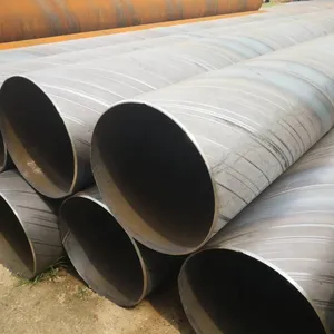 API 5L Large Diameter Q235A Spiral Steel Pipe Tube SSAW Steel Pipes For Drilling Construction