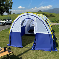 Tentes de camping de style tunnel pour l'extérieur : rapides à monter, multi-personnes, imperméables, offrant une protection solaire, portables et faciles à installer