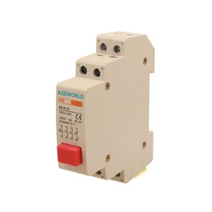 زر ضغط نمطي 1 متر مع مؤشر ضوئي LED أحمر، 3NO+1NC، 6 أمبير، تيار متردد 230 فولت، IP20، IEC60947-5-1، وظيفة تشغيل/إيقاف لحظية، 12 مم، 20 أمبير، 24 فولت - Product Image 3