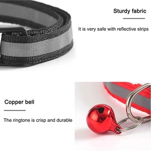 <strong>2026</strong> Manufacturer Adjustable Cat <strong>Collar</strong> With Bell <strong>Pet</strong> <strong>Collar</strong> for Kitten Puppy Dropshipping Cats Necklace <strong>Collar</strong> - Product Image 5