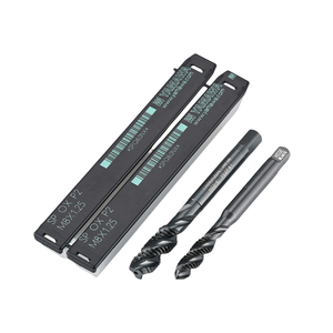 YAMAWA SP-OX HSS Tarière à cannelures spirales pour trous aveugles, norme JIS, 6-<span class=keywords><strong>32</strong></span> <span class=keywords><strong>8</strong></span>-<span class=keywords><strong>32</strong></span> 10-<span class=keywords><strong>32</strong></span> 3/16 1/4 5/16 1/2 3/4 5/<span class=keywords><strong>8</strong></span>, en acier au carbone - Product Image 3