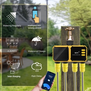 Bestseller 4 Water Out Automatic Irrigation <b>Timer</b> Waterproof Outdoor Garden Water <b>Timer</b> System - Product Image 3
