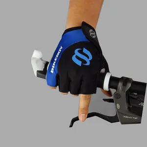 Велосипедные перчатки гелевые противоударные спортивные перчатки с открытыми пальцами для спортзала MTB горный велосипед велосипедные перчатки для мужчин/женщин противоударные лыжные