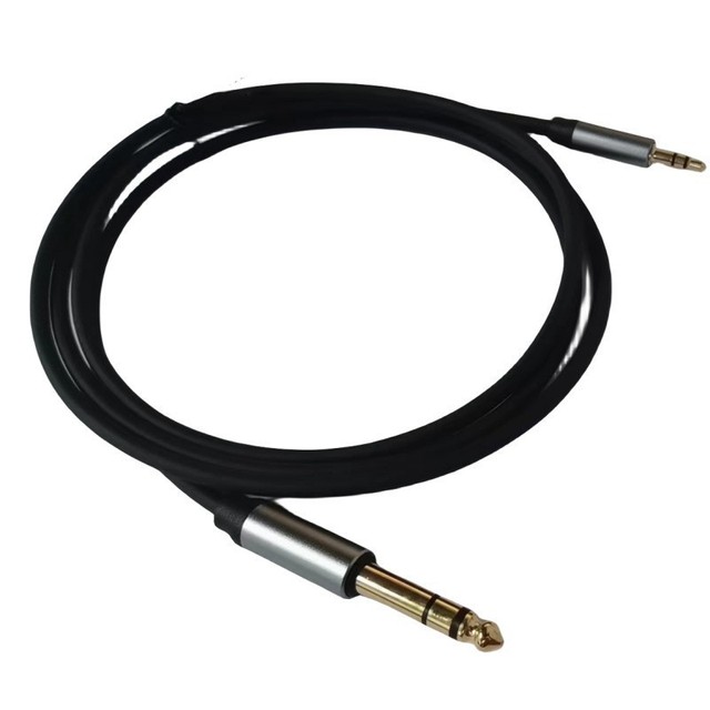 High Quality 1.5m Audio Coaxial Cable DC 3.5 mm Stereo Aux for Mic Video Speaker Earphones Computer