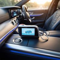 Système d'alarme universel pour voiture avec démarrage à distance, système de sécurité bidirectionnel avec contrôle par application, portée de 500 m, alarme de verrouillage des portes du véhicule