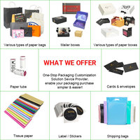 Sac en papier personnalisé à fond plat de conception nouvelle avec logo pour sacs cadeaux de shopping haut de gamme recyclables HONPAK