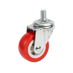 PVC Universal <b>Wheel</b> 2 Inch Swivel <b>Caster</b> For Furniture <b>Casters</b> Durable Industrial Design - Product Image 4