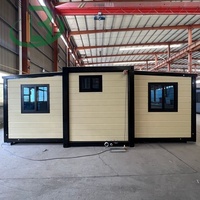 Venta de Fábrica: Casa Contenedor de Acero Expandible de Alta Calidad de 20 pies, Villa Prefabricada con 2 Dormitorios, Oficina y Cocina, Uso Móvil Pequeño