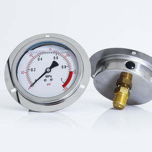 Havixing yn100 כל בחזרה נירוסטה חיבור אחורי שמן מד 0-15psi oem מותאם אישית יצרנים ישיר - Product Image 4