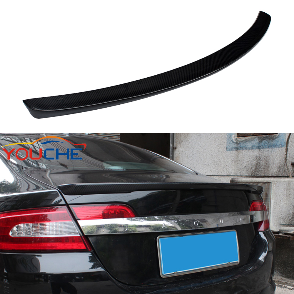 Спойлер для заднего багажника из углеродного волокна для Jaguar XF X250 X260 2013 2014 2015, автомобильный Стайлинг, крыло заднего бампера