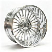 Jantes de camion forgées sur mesure SL 22x12 24x14 26x14 26x16 28X16 30x16 8x165.1 6x139.7 8x170 Polies à rebord profond pour GMC 1500 F150