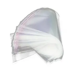 Bolsa de camisa de plástico transparente y autoadhesiva Embalaje de tela hecho en China con poco tiempo de preparación