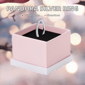 <span class=keywords><strong>Anillo</strong></span> de Plata de Ley para <span class=keywords><strong>Mujer</strong></span> con Circonita, Diseño Atemporal - Regalo para Mujeres y Niñas - Product Image 2