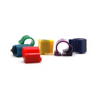 134.2KHz/125KHz LF Rfid racing pigeon chip ring tag avec EM4305,TK4100, S256 protocole de FDX-B,ISO11784,11785