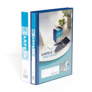 Cincin <span class=keywords><strong>Binder</strong></span> PVC 1 inci A4 <span class=keywords><strong>Binder</strong></span> kantor map berkas 1 inci <span class=keywords><strong>Binder</strong></span> daun longgar dengan cincin bulat - Product Image 2