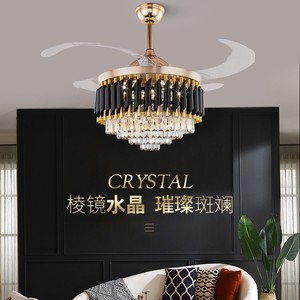 Cổ điển Đèn chùm pha lê với Fan 42 inch Điều khiển từ xa quạt trần với <span class=keywords><strong>LED</strong></span> Đèn Chùm Pha Lê - Product Image 5