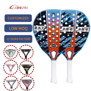 Nueva Pala de Pádel de Fibra de Carbono 18K Personalizable Allu Padel 2025 Fabricada como Raqueta de Tenis de Playa de Primera Calidad - Product Image 1