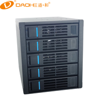 DAOHE DH3507 Hottransmitter 5Bay Penyimpanan Jaringan Nas Lan 3.5 "/2.5" Hdd Tertutup 226*128*148Mm Case Pc Gaming