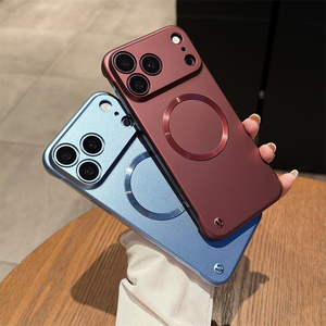 เคสแม่เหล็กบางเฉียบไร้ขอบ สำหรับ iPhone 18 Pro Max 17 Air 16 15 14 Plus ป้องกันกล้อง  ผิวด้าน กันกระแทก - Product Image 1